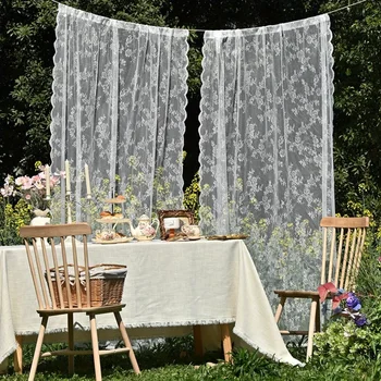 Elegant Wave Lace Curtains 1