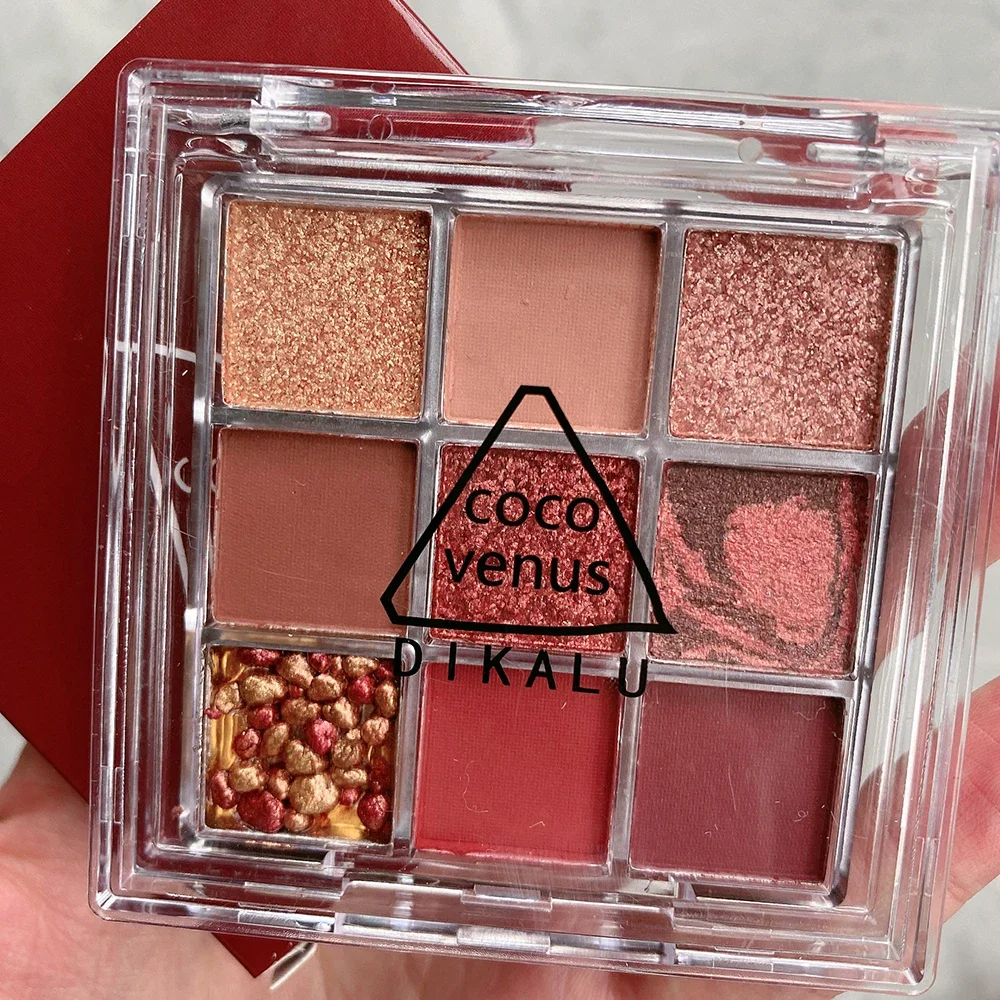 Eye Shadow Eye Shadow Plate 9 Color Matte Eyeshadow Palette Glitter Highlighter Shimmer Eyes Lasting Charming Makeup Cosmetic Acrylic Eye Shadows Pallete