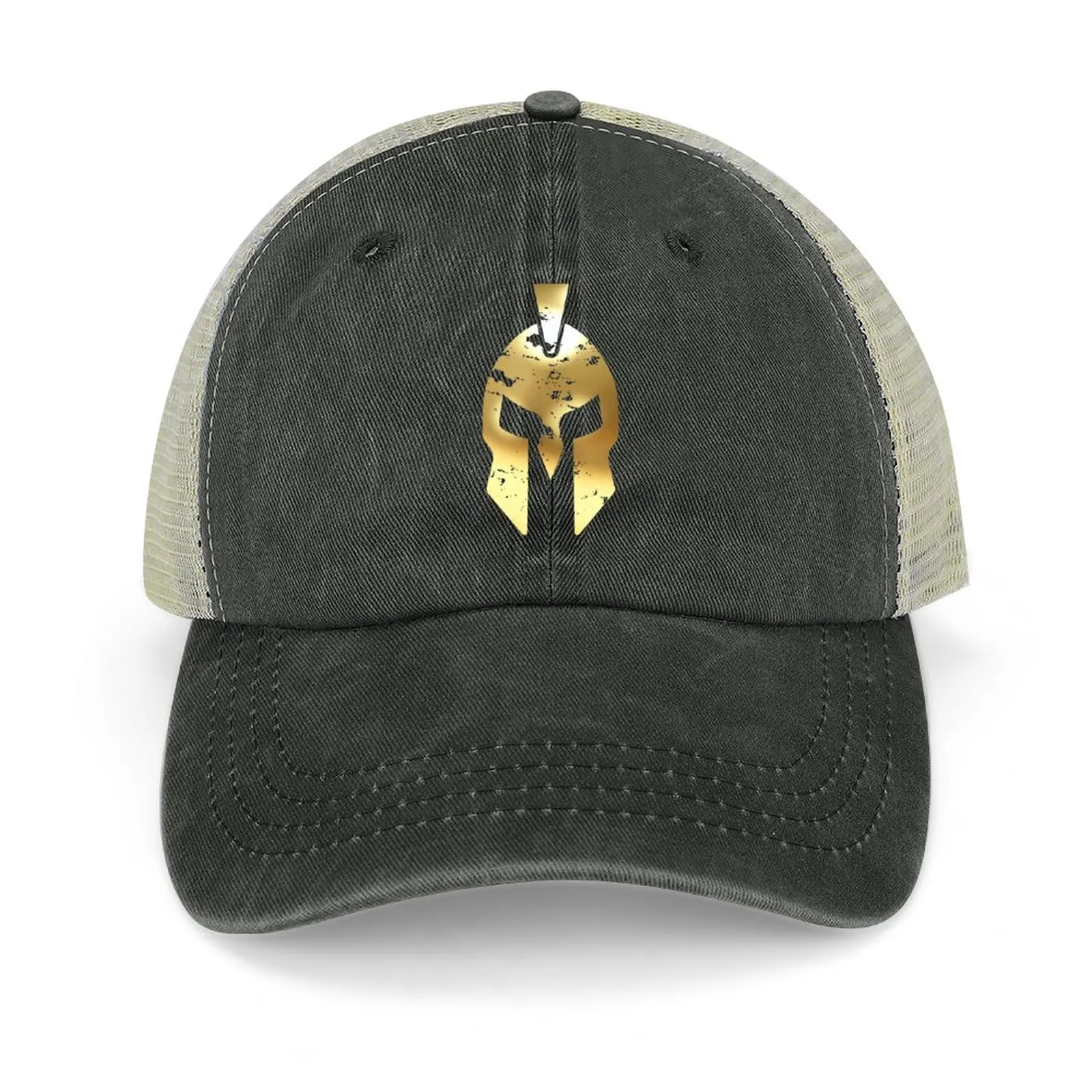 

Gold Spartan Helmet Red Gold Black Stripe Cowboy Hat Trucker Hats birthday Golf Hat Man Gentleman Hat Cap Men's Women's