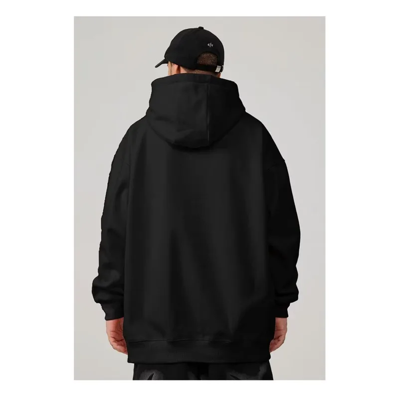 Casual Style Fashion Sweater Hooded Autumn And Winter Literary Trend New Men's Pullover Popular Print And Plush M-8XL