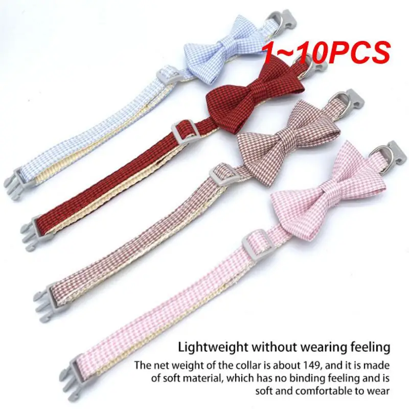 

1-10 шт., регулируемый галстук-бабочка в клетку