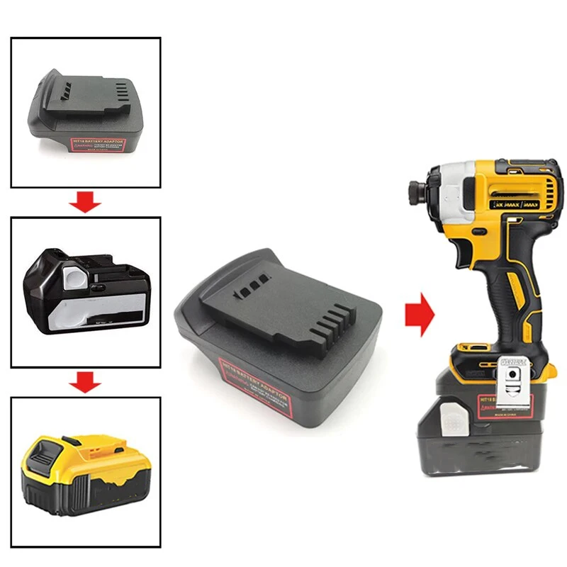 Per Hitachi/Hikoki Adattatore Per Batteria Agli Ioni Di Litio 18V Convertitore Bsl1830 Per Utensile Elettrico Al Litio Dewalt 18V 20V Dcb204