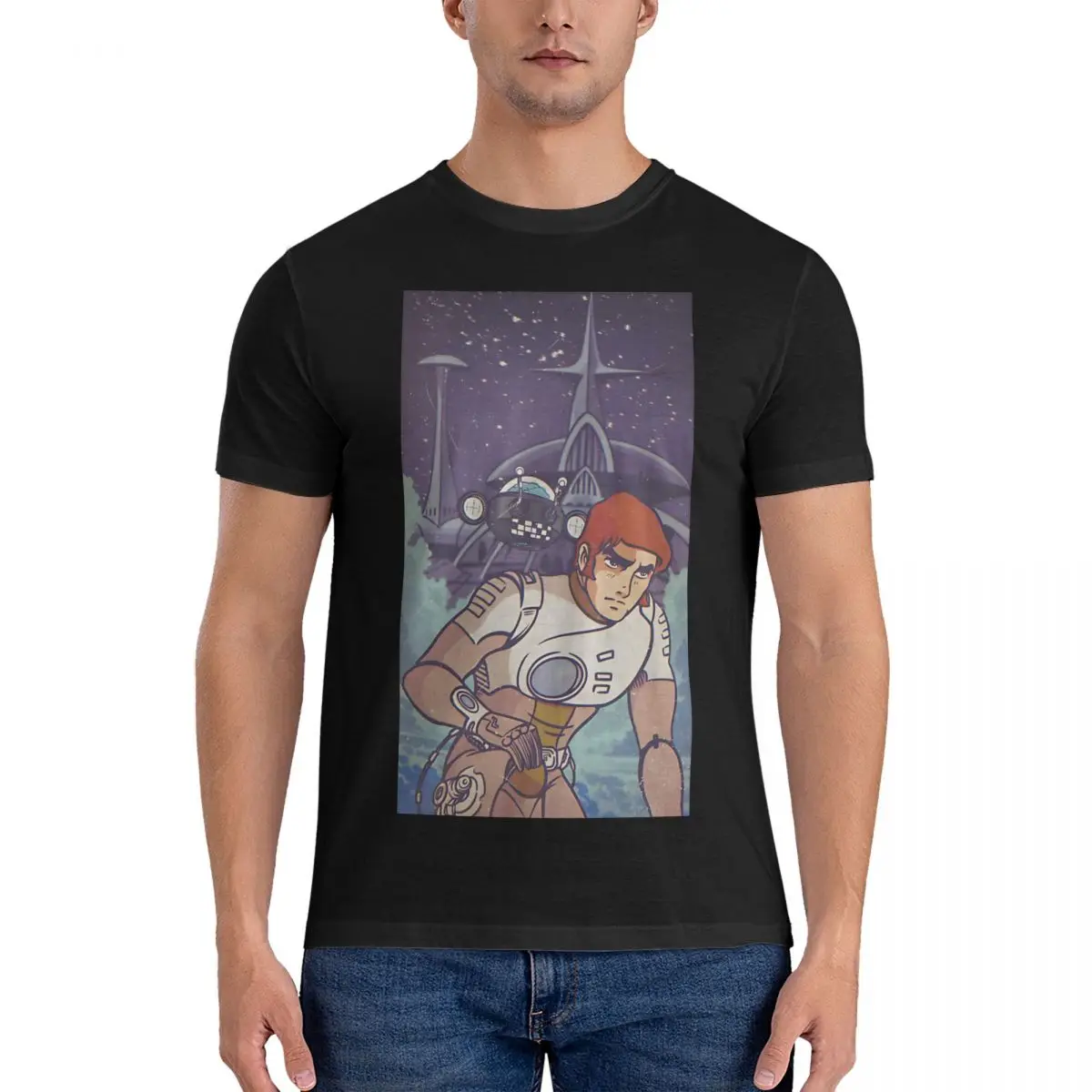 

Футболка мужская с круглым вырезом, хлопковая рубашка с короткими рукавами, с капитаном будущего, одежда для отдыха, подарок на день рождения