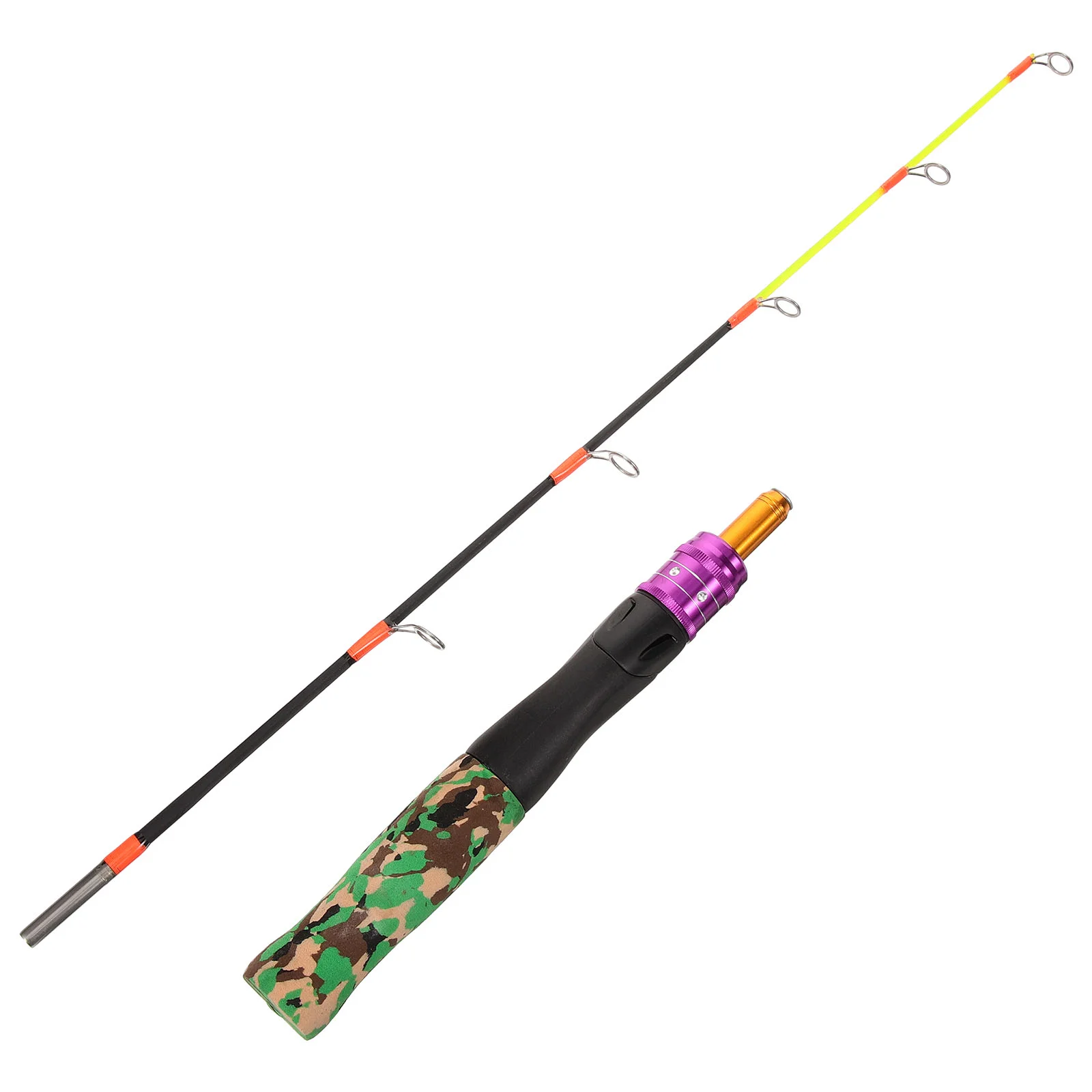 

Straight Handle Portable Fishing Rod Wear-resistant Accessory Telescopic Angling Pole Reusable Carbon Child