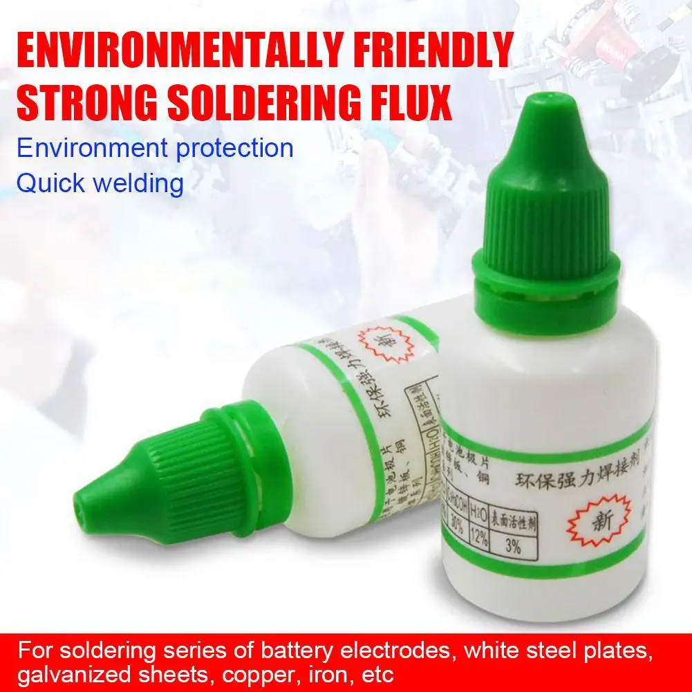 

20ml Stainless Steel Flux Soldering Paste Liquid Solder Welding Tools Tool Quick Effective Liquid Soldering Welding Materia D8D3