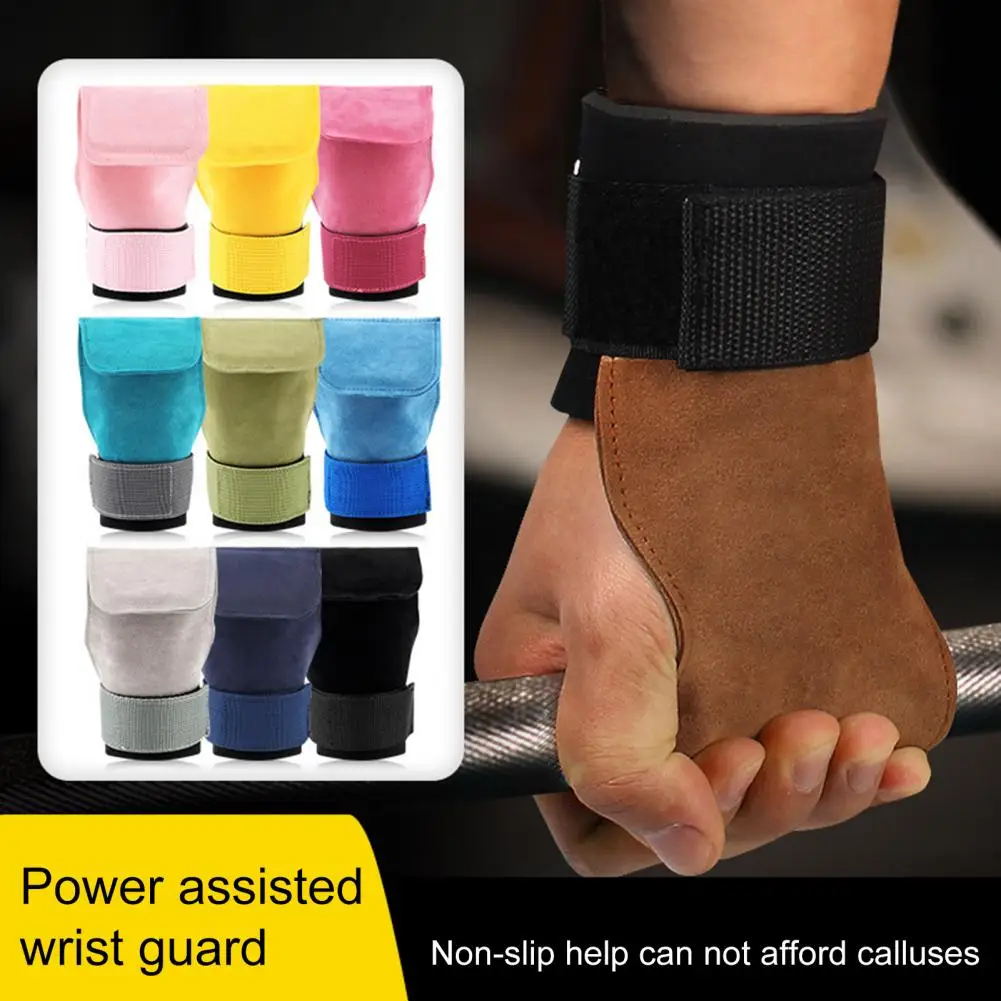 

1 Pc Weight Lifting Gloves Adjustable Anti-slip Thickened Cushion Palm Protector Sports Weight Lifting Training Palm Grip Pad
