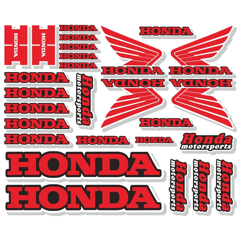 Motorcycle Stickers For Honda Car Logo Decal Cb650r Cbr Forza Pcx 125 x Adv 350 750 Nc750x Cb500x Hornet 600