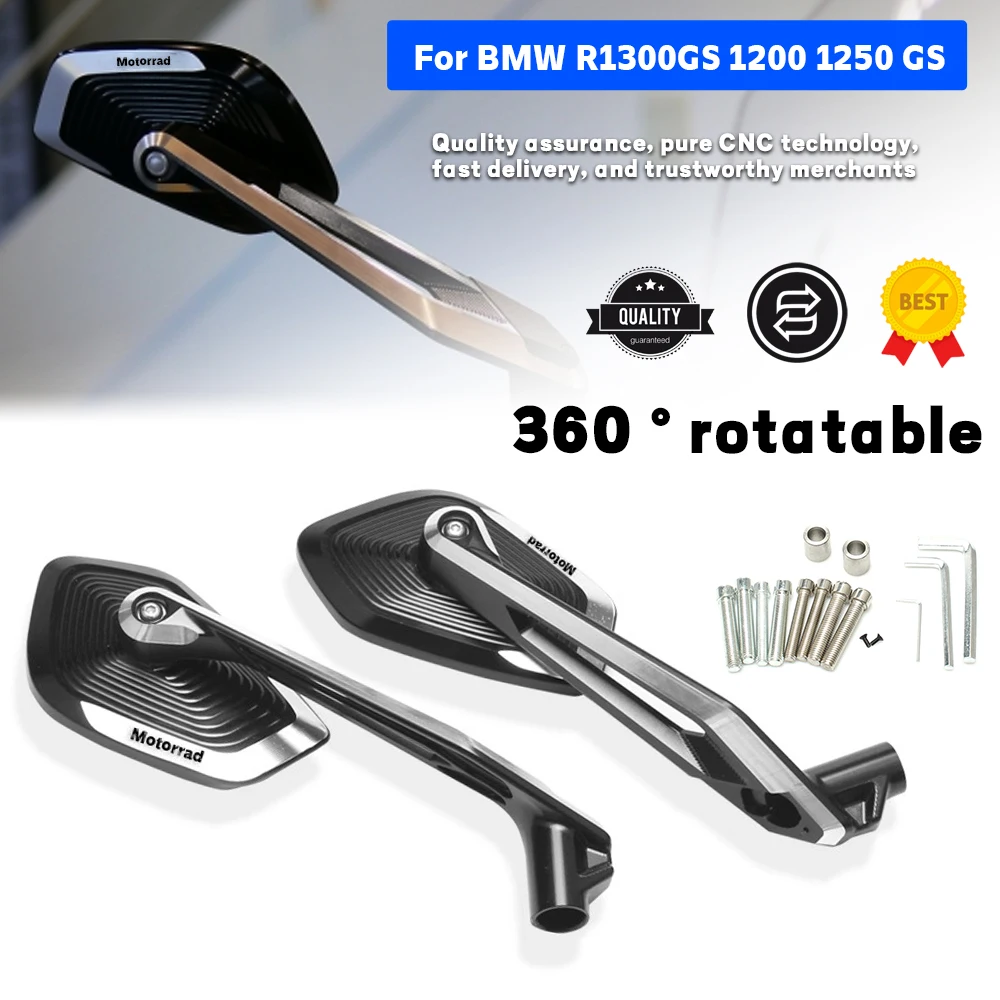 Motorcycle Mirrors Motorcycle Accessories cnc Rear view BMW R1250GS R1200GS Mirrors Moto Side Mirrors R 1250GS Adventure 1200GS View Mirror motorcycle mirror motorcycle mirrors