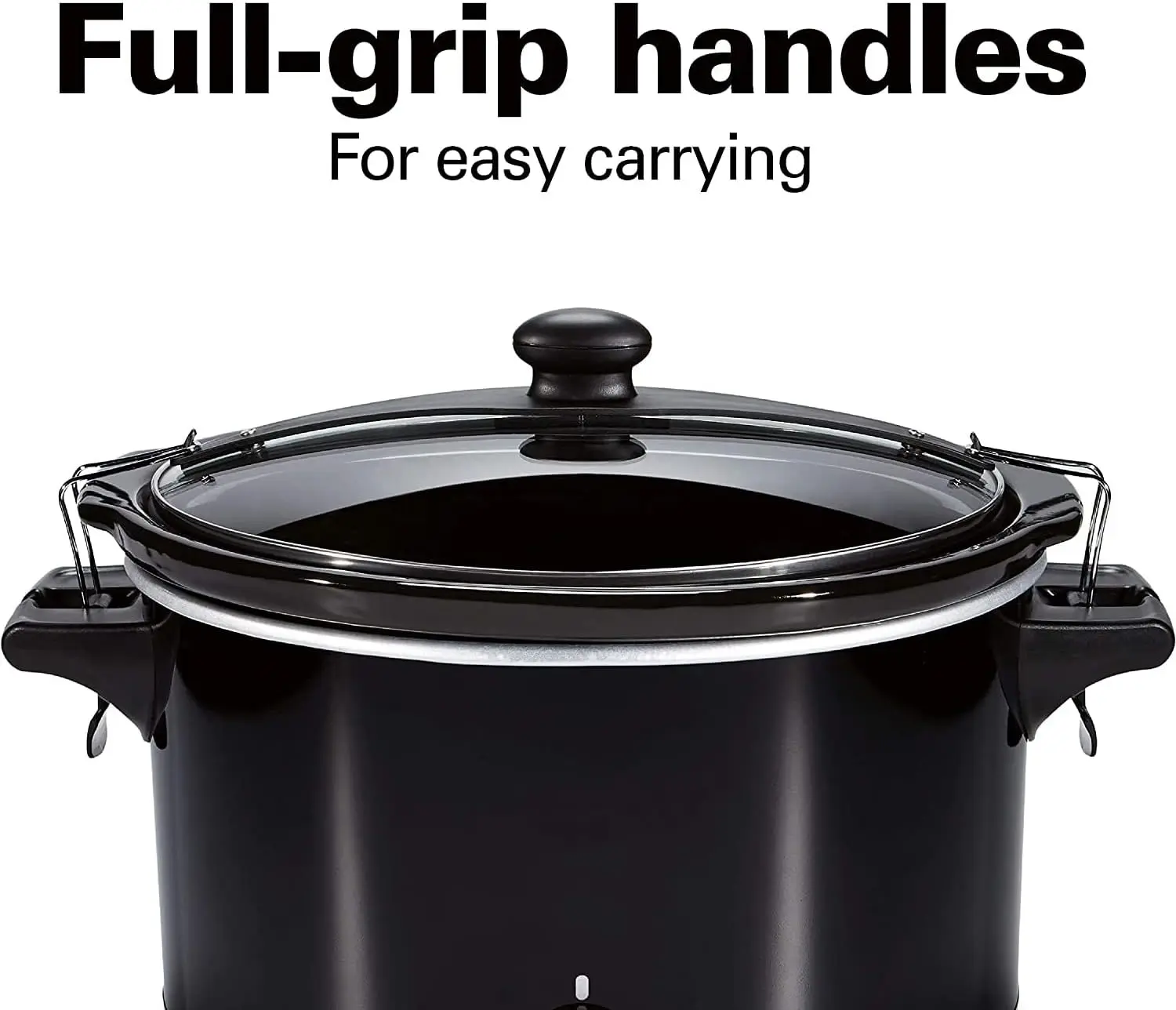 Slow Cooker - Stay or Go Portable With Lid Lock, Black 5