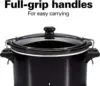 Slow Cooker - Stay or Go Portable With Lid Lock, Black 5