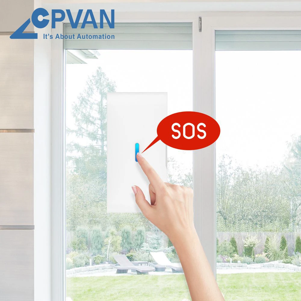 CPVAN Window Vibration Sensor 433Mhz Accessories Vibration Senor Glass Break Bur