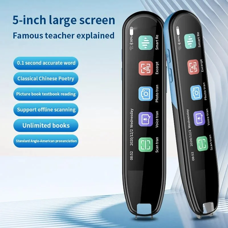 

2023 Portable smart Pen Scanner 112 Languages Translation Pen Scanner Instant Text Scanning Reading Voice Scan Translator Device
