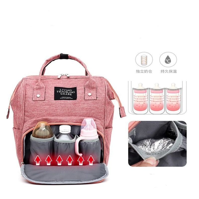 Diaper Backpack for Baby Care Multi-Function Waterproof Outdoor Travel