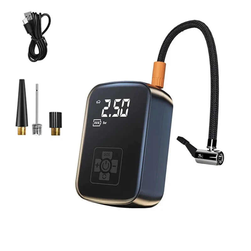 Portable Electric 12V Air Compressor and Tire Inflator