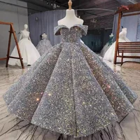 Customized Flower Girl Dress Colorful Sequin Sleeveless For Wedding Birthday Party Banquet Prom Holy Communion Gowns 1