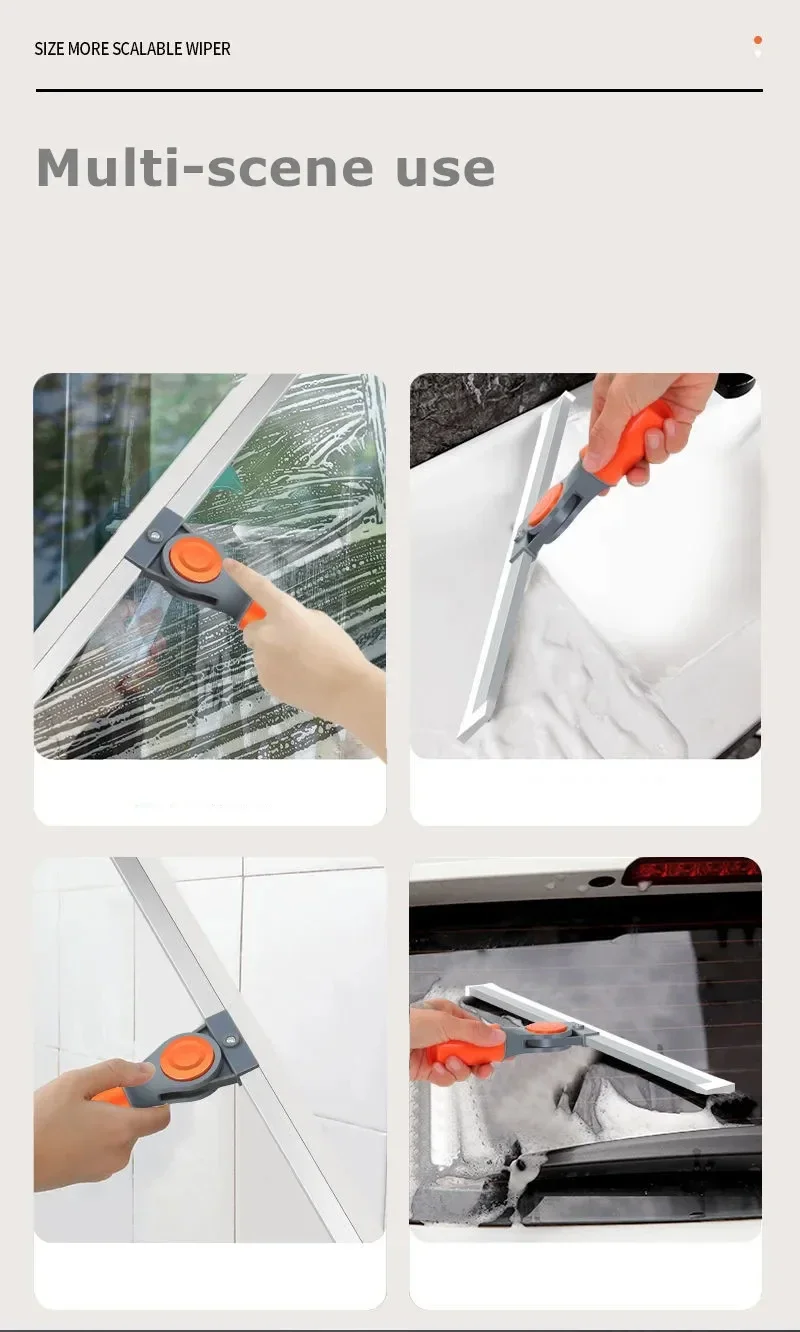 Description Picture 3 of itemSilicone Scraper Broom Magic Wiper Height Glass Wiper Bathroom Sweeping Floor Scraping Floor Cleaning Silicone Magic Broom