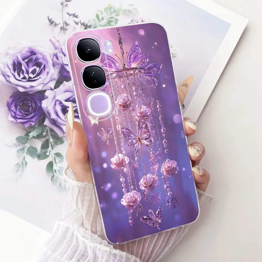Elegant Bowknot Clear Silicone Phone Case - Slim and Fashionable Back Cover