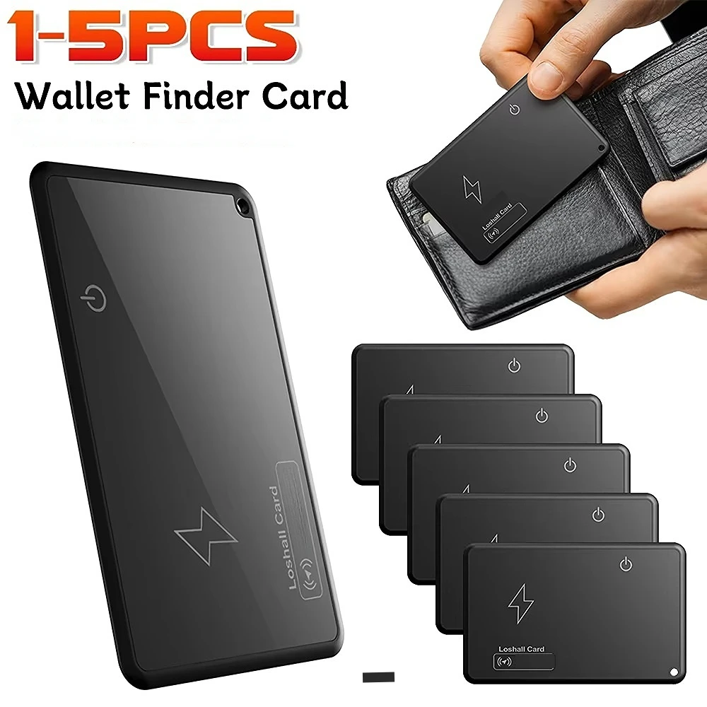 Tarjeta rastreadora de billetera de carga inalámbrica, localizador