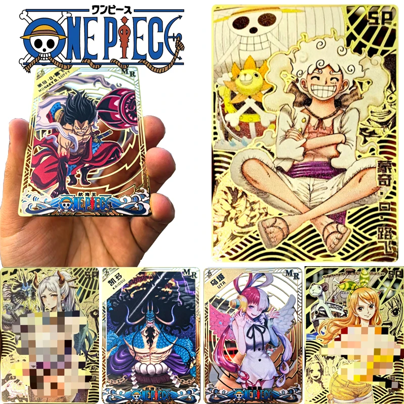 

One Piece Anime Characters Nami Monkey D. Luffy Nico Robin DIY Homemade Game Toys Collection Card Christmas Birthday Gift