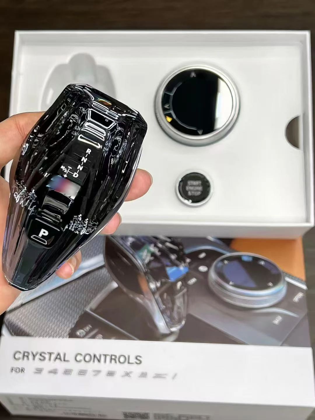 LHD または RHD クリスタルギアシフトノブレバー BMW G20 G21 iX3 G08