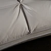 Luxury 2pcs Goose Down Feather Pillows 3D Bread Pleated Neck Protection 100% Cotton Cover Bed Pillow for Sleeping Hotel Quality 4