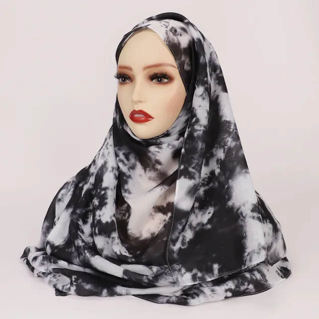1 pièces Ramadan Hijab imprimé léopard femmes bohème aquarelle doux musulman Hijabs Floral respirant châle enveloppement écharpe foulard chaud