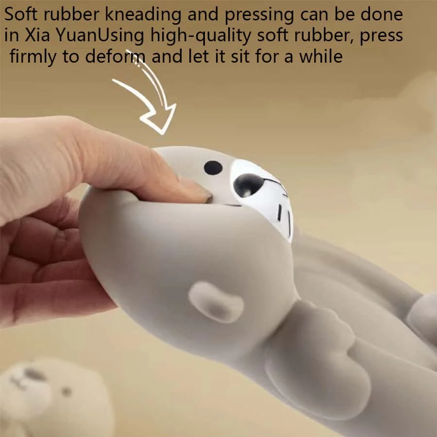 1pc children's bathroom floating animal otter sealed floating water play toy baby bath and bathing toy 4