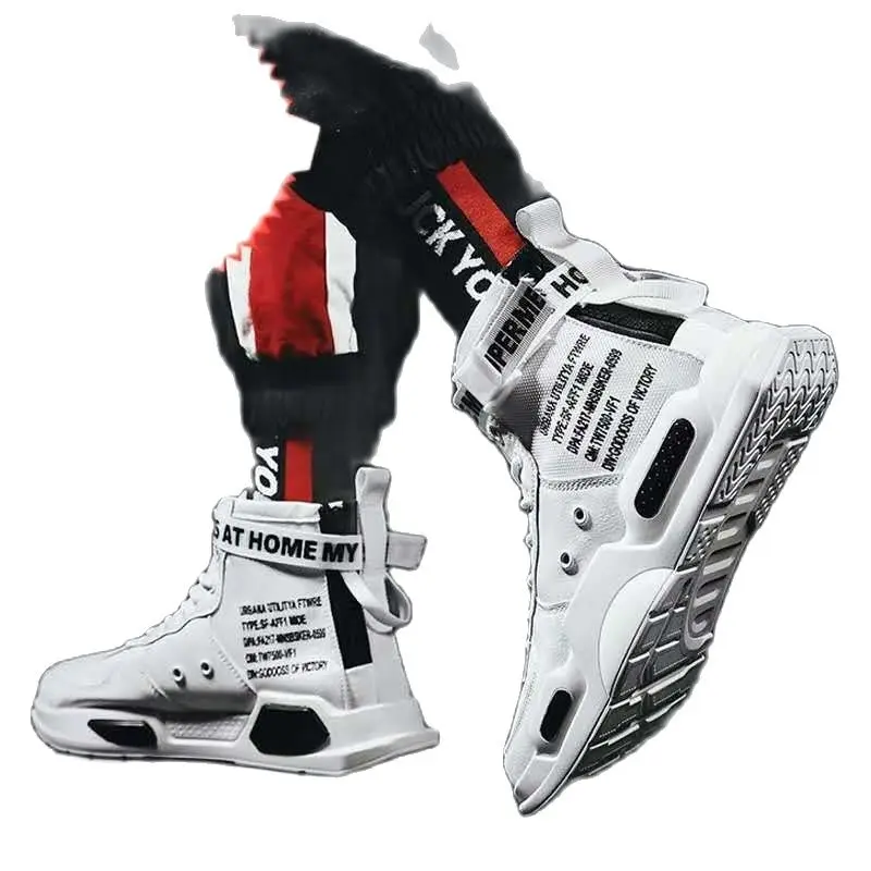 

Men's height increase shoes Men's 10cm Summer height increase Men's shoes Breathable casual sports shoes High top board shoes