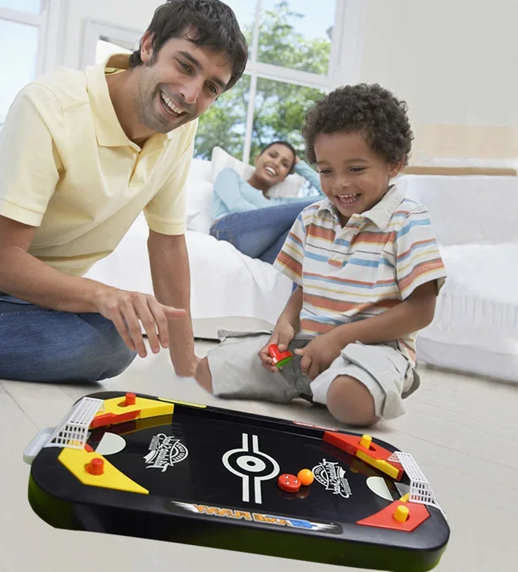 

[Funny] Desktop Battle 2 in 1 ice hockey game mini hockey table Soccer Board Game family parent-child interactive Toy kids gift