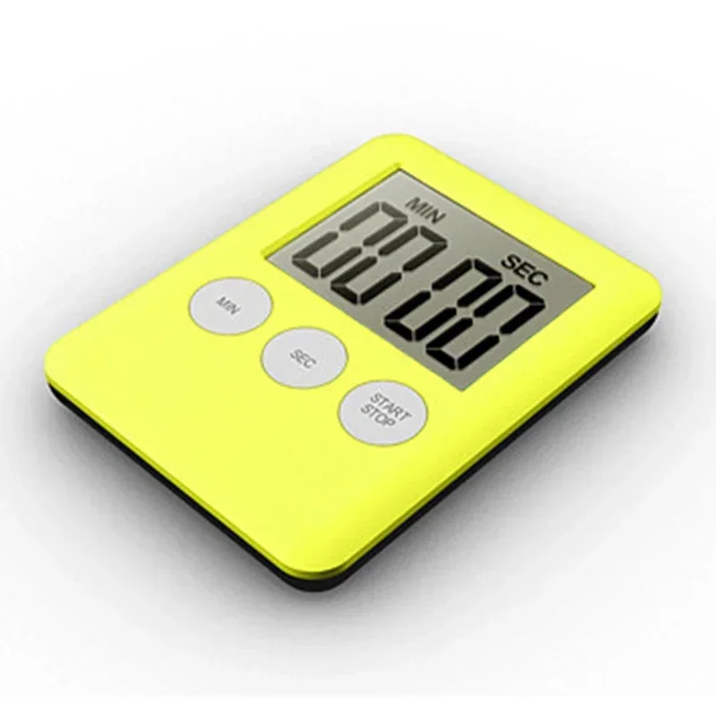 Fashion Quality LCD Digital Wall Clock Bathroom Waterproof Shower Timer 7*5.3*0.9cm ABS Ith Magnet On The Backside Cover