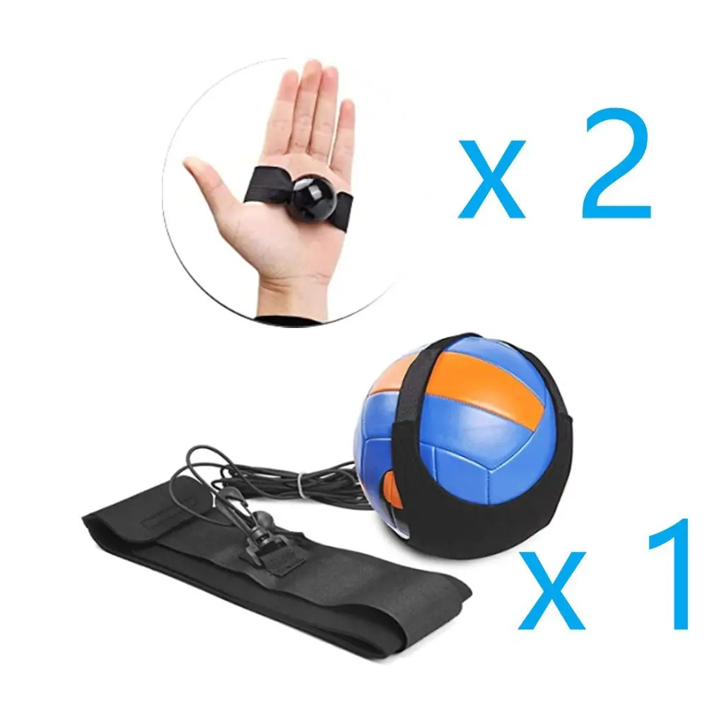 1 Set Volleyball Spike Trainer Football Kick Training Belt Adjustable Elastic Training Aid