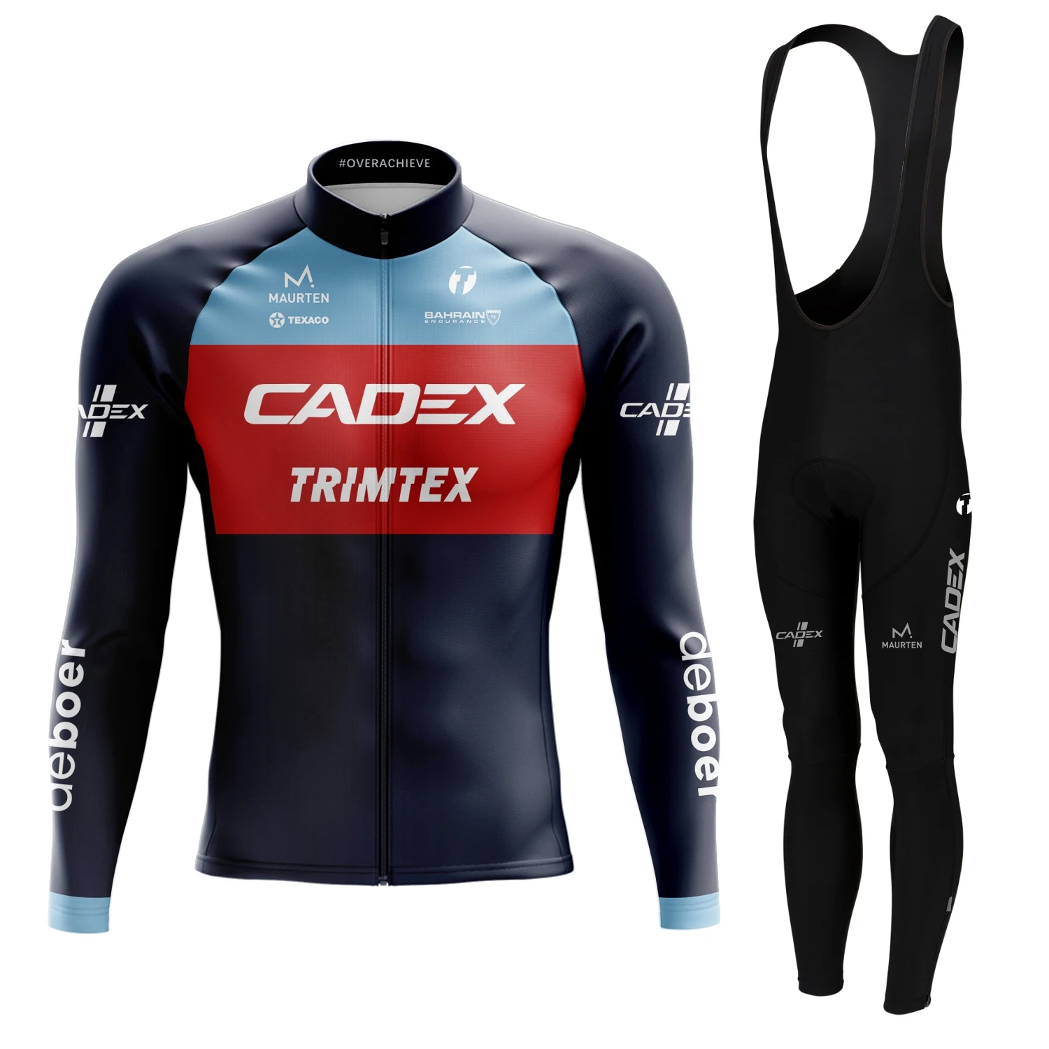 thumbnail image 1 of Maillot de ciclismo Pro Team CADEX para hombre, forro polar térmico de invierno, ropa deportiva TRIMTEX para ciclismo, ropa para exteriores para ciclismo de carretera, 1 of 5
