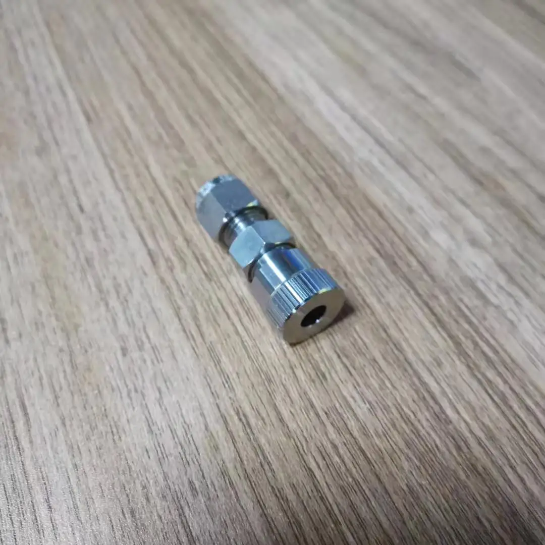 SS-6M-UT-6-200, Stainless Steel Ultra-Torr Vacuum Fitting, Tube Fitting Union, 6mm Ultra-Torr Fitting x 1/8 in. Tube OD