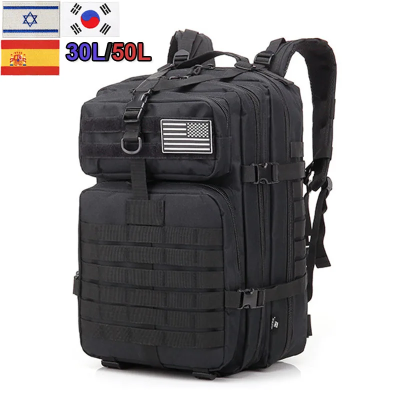 

Camping Waterproof Women Hiking Bags 900D Nylon Military 30L/50L Tactical Men Backpack Outdoor Trekking Hunting Bag