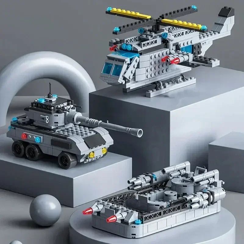 Building Block Toys Military Navy Ship Model Sets 1560pcs For Boy Children