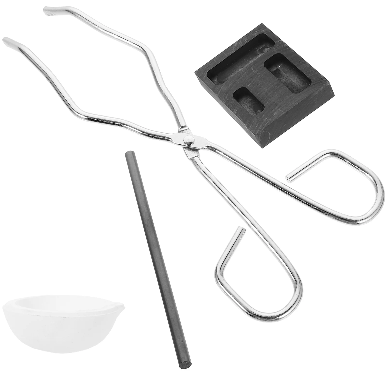 

Набор глиняных тигелей, металлические щипцы для плавления слиток, инструмент для литья кварца, графитовые тигли для золота