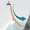 Faucet Extension Extender Bathroom Adjust Free Bending Splashproof Universal 360 Degree Extension Tube Adapter For Kitchen Sink 2