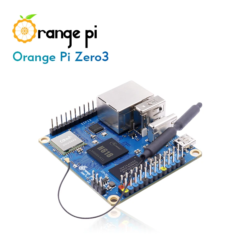 미니 PC 개발 보드, OPI Zero3, Orange Pi Zero 3 Allwinner H618, DDR4, WiFi5, 블루투스 5.0, 1 GB, 1.5 GB, 2 GB, 4 GB RAM