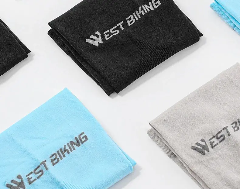 WEST BIKING Sport-Ärmel aus Eisseide für Fahrrad, Outdoor, Reisen, Sonnenschutz, UV-Schutz, Fitness, Sport, schnell trocknend – Detail 16