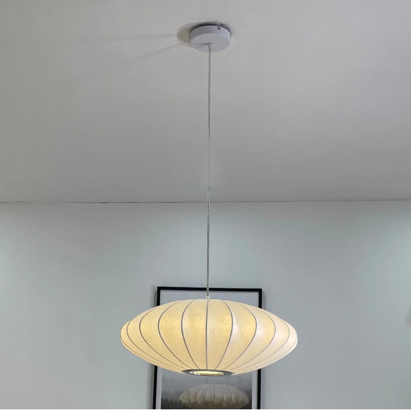 Denmark Designer Silk Pendant Lamp Home Decor Hanging Chandeliers Living Room Hotel Hall Restaurant Creative Suspension Lighting