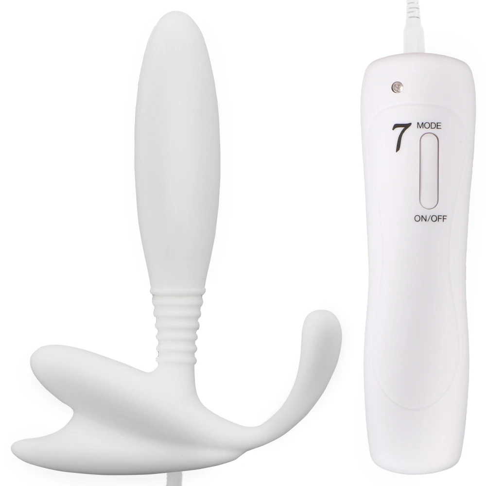 Massager Male Prostate Sex Toys for Man Butt Plug Anal Vibrator Clitoris Stimulator 7 Mode Silicone_voghion.com