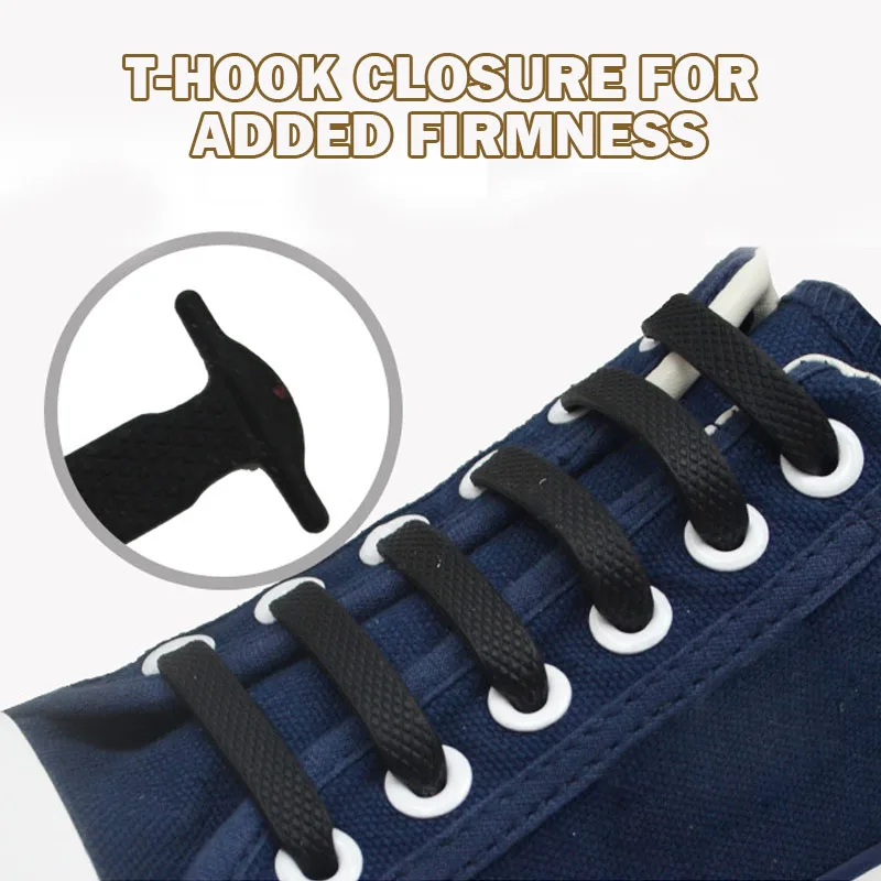 16 Stück elastische Schnürsenkel für alle Sneakers, Silikon-Stretch-Schnürsenkel, Unisex, modisch, ohne Krawatte, Schnürsenkel, Gummiband-Schnürsenkel – Detail 16