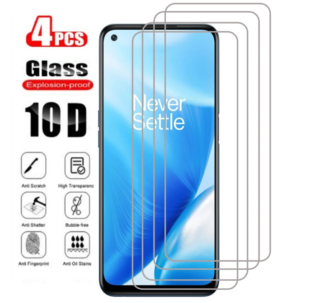 

2/4Pcs Protection Tempered For OnePlus N10 N20 N200 Nord CE ACE 9 10 T R 5G Screen Protector Glass