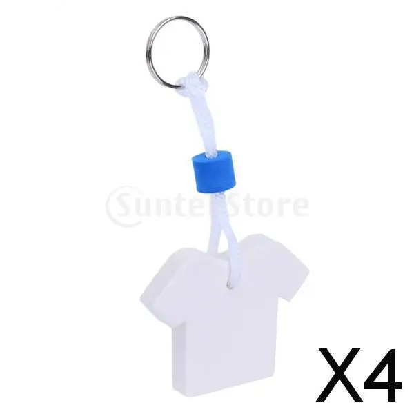 EXHUMKY Schwimmende Schlüsselanhänger - 4er Set Wasserdicht & Leuchtend