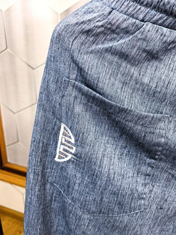 Summer Beach Cotton Linen Shorts Men Baggy Wide leg Casual Capris Pants Male Sport Running Shorts 2025 Linen Trousers