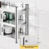 Modern Stainless Steel Kitchen Cabinets Wall-mounted Storage Cabinets Minimalist Multi-functional Home Hanging Kitchen Cabinet 3
