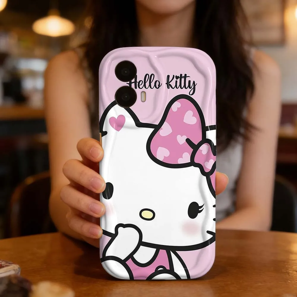 Creative Cat Bow Art Phone Case Cover