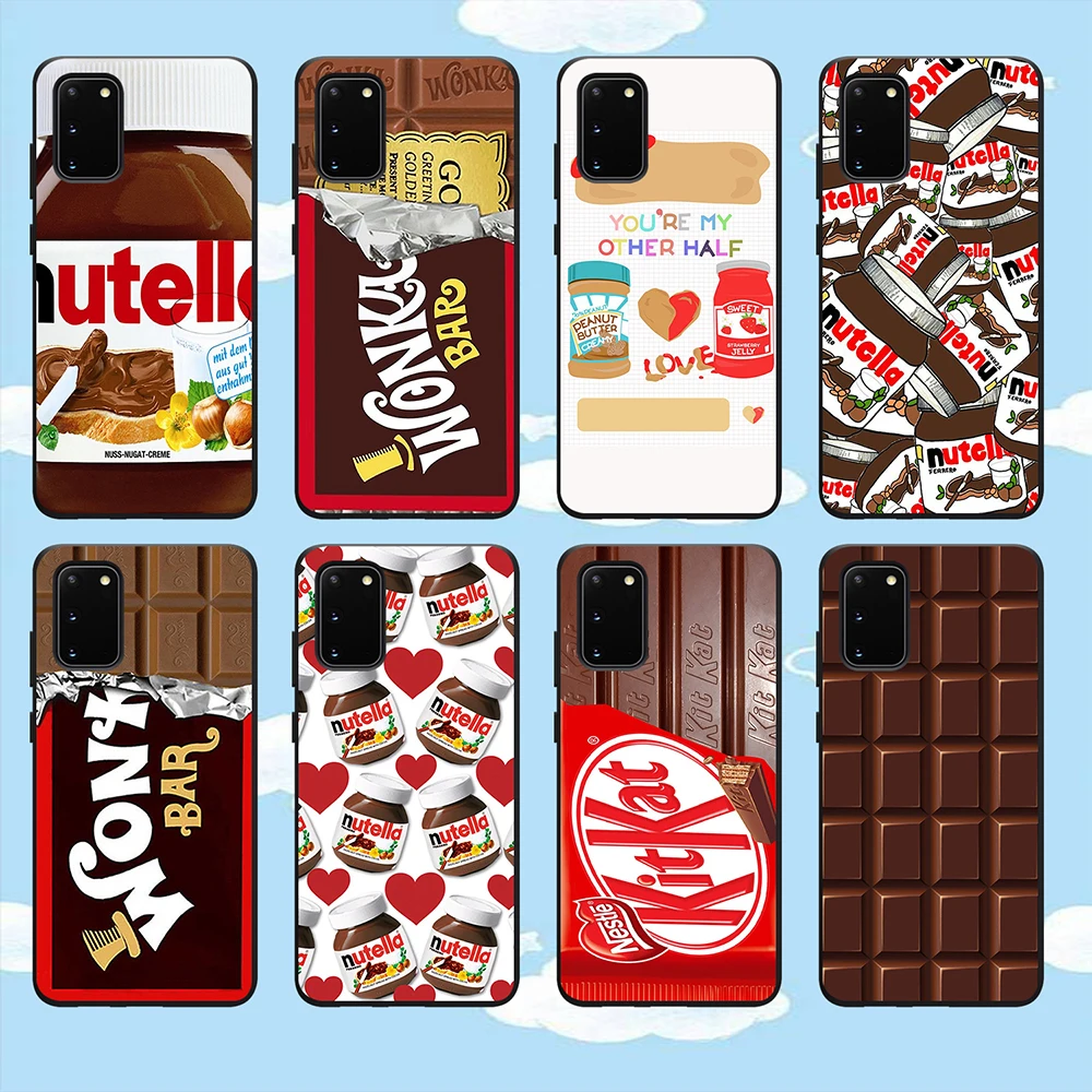 Funda de comida de Chocolate para Samsung Galaxy A52S 5G S21 S20