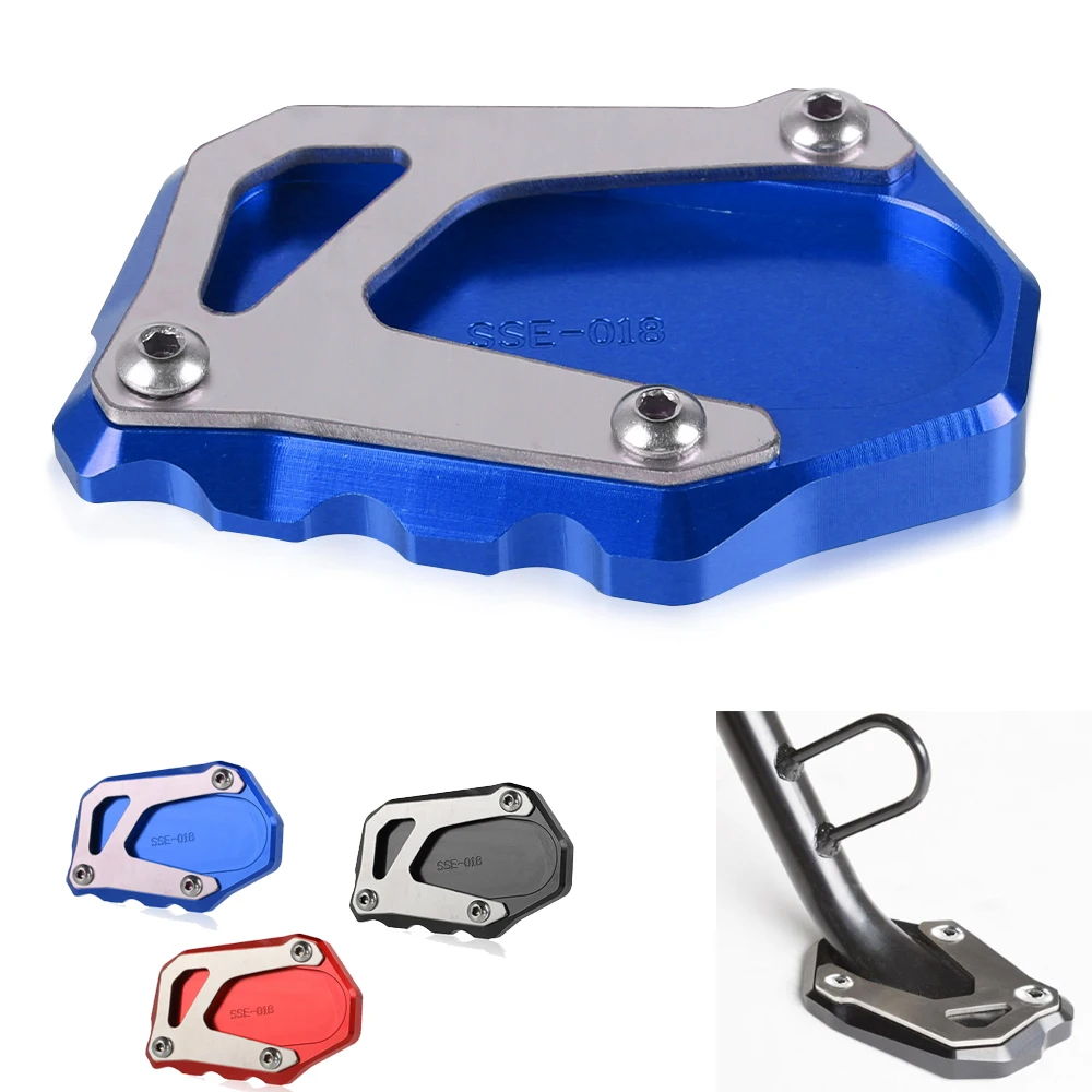 

For GSX-S1000/F GSX-S 1000 1000F GSXS GSX S1000 GSX-S1000GT Kickstand Foot Side Stand Extension Base Enlarger Plate Pad Support