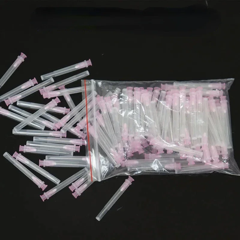 Disposable Veterinary Injection Syringe Needle 100pcs With Shell Farm Supplies Dispensing Tools For Pig Cattle Sheep Dog Chicken disposable syringe,animal injection needle